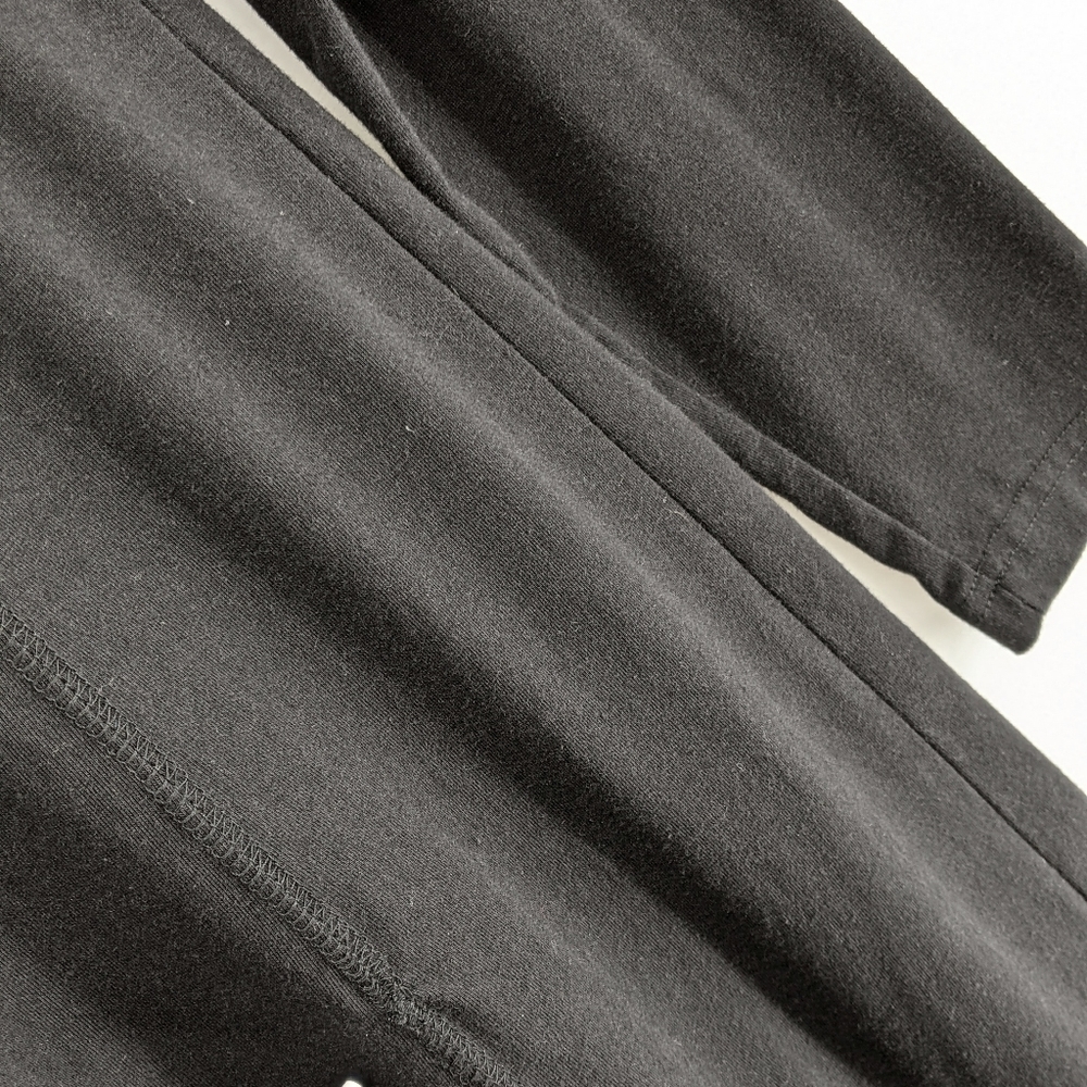 Cabela's Black Tee Shirt Dress Long Sleeve Modal Cotton Blend Stretch Pullover M - Picture 9 of 12